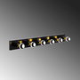 Opviq Mirro - 12235 Lámpara de pared negra y dorada